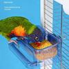 Parrot Double Bowl Large Capacity Feeder Splash Proof Hanging Food Bowl Bird Feeding Water Bowl Pet Supplies Accessories