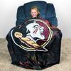Florida State Seminoles Soft Throw Blanket Sublimated Plush Polyester Fabric Cozy Lightweight Ideal Couch Camping TV Relaxing