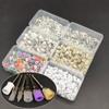 Dental Polish Brush Set Dental Prophy Polishing Brush Flat and Tapered Polisher Bowl Nylon Teeth Whitening Material