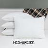 Quilted Pillow - HOMEROKK - 50x70cm - 100% Microfiber Polyester - Silicone Filling - Washable 40°