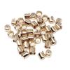160 End Caps Jewelry Iron 10mm Cord Cap Findings Golden
