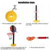 Portable Adjustable Miniature Basketball Set Toy for Training Outdoor Indoor Sport Gifts