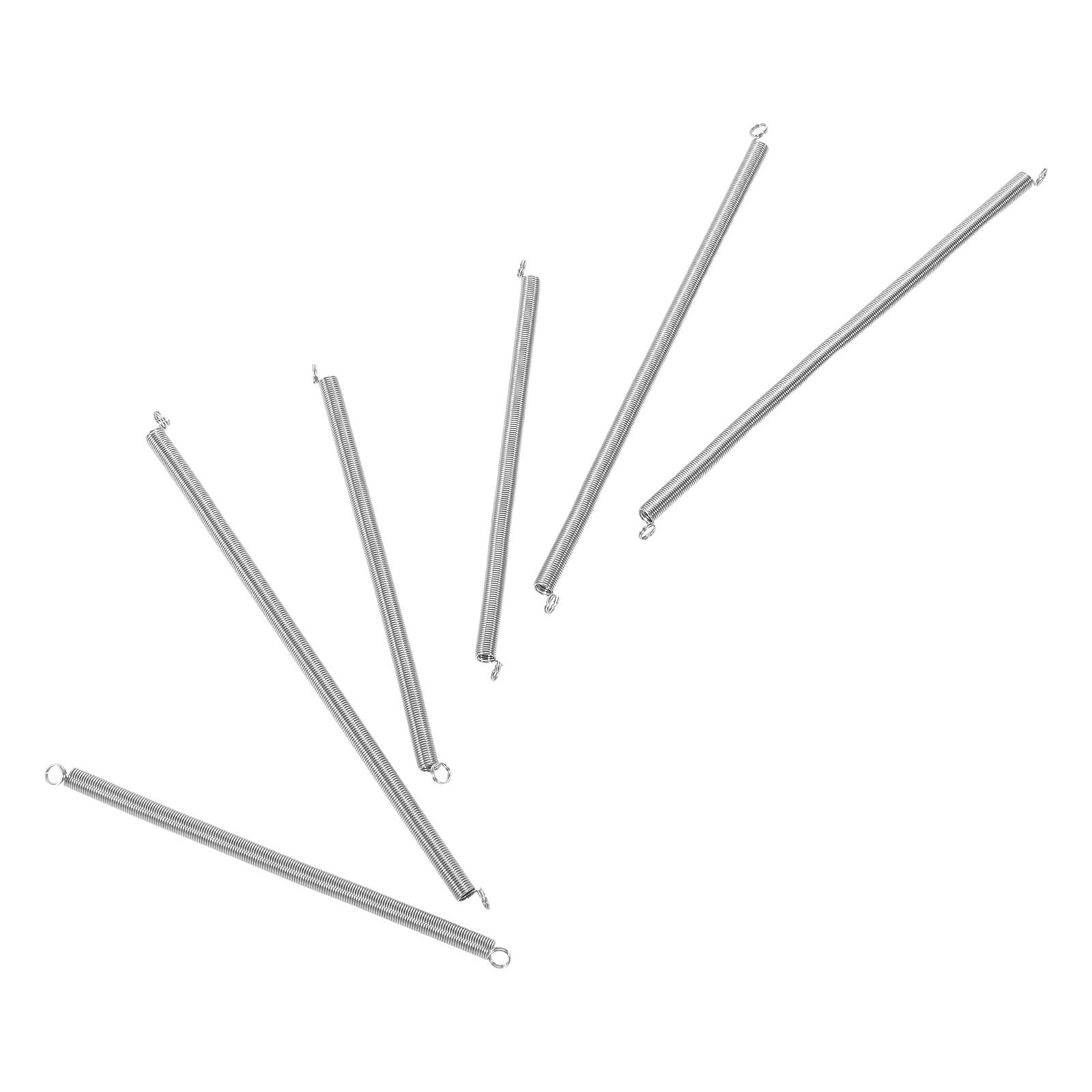6Pcs Small Tension Springs for Stapler Replacement Heavy Duty Double Hook Extension Springs Stainless Steel Reliable Office other