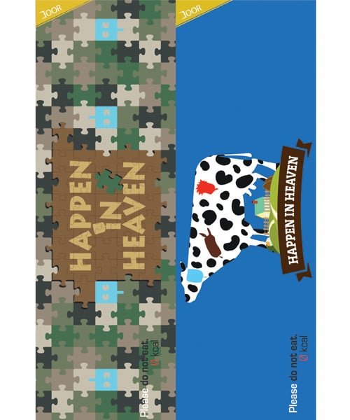 

[HAPPEN IN HEAVEN] PUZZLE CAMO + MILK COW [Shipped from Korea] 100% Authentic MILK COW Free