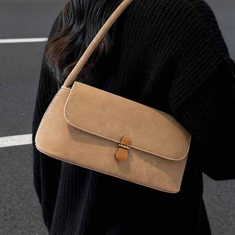 High-end retro underarm bag women's 2025 new commuter handbag fashionable commuter shoulder bag