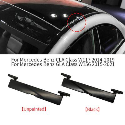 Para Mercedes W117 W156 Moldura Embellecedora de Barra de Techo de Coche Cubierta de Placa para Portaequipajes de Techo Para Benz Clase CLA CLA180 CLA200 GLA220 GLA260