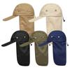 Sunscreen With A Cape Extended Brim Go Fishing Sunscreen Cap Peaked Cap Fisherman Hat Hat