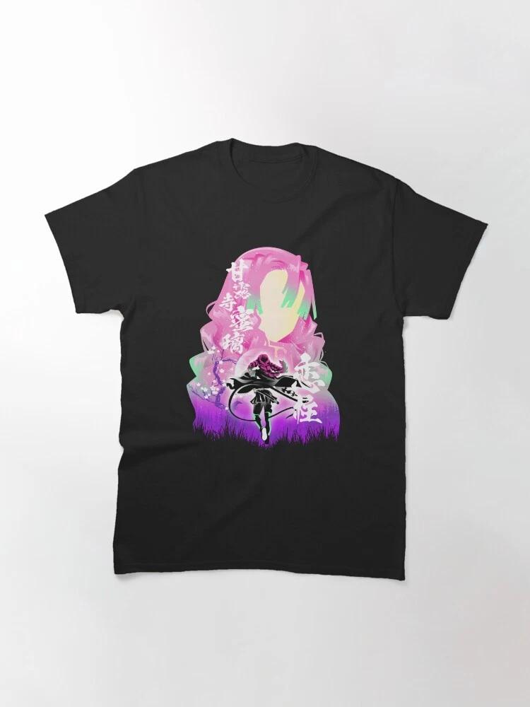 Anime Kanroji Love Hashira 2 Demon Slayer Basic T Shirt S