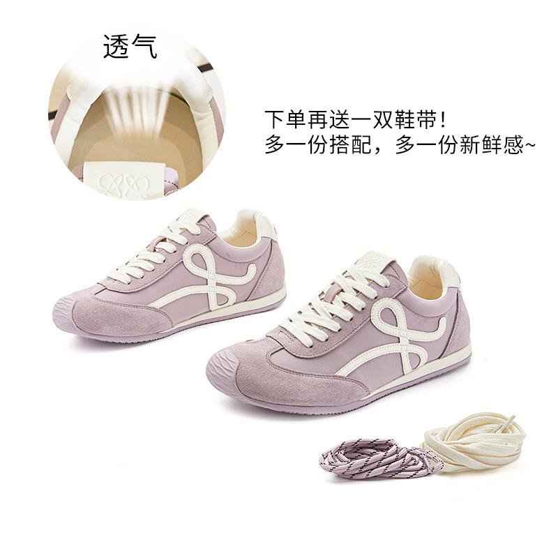 inner height increase 4cm pair of shoelaces Dexun shoes 2025 autumn new mango head Forrest Gump shoes women's casual sports shoes women