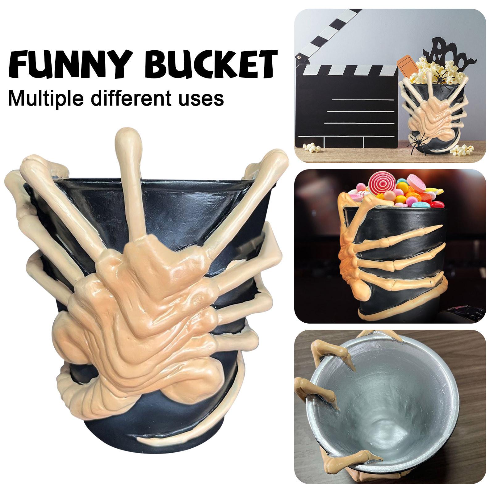 

Новое ведро для попкорна, Эксклюзив для просмотра фильмов, Периферия для фильмов ужасов, Подарки для семьи и друзей на игру с мячом One Size