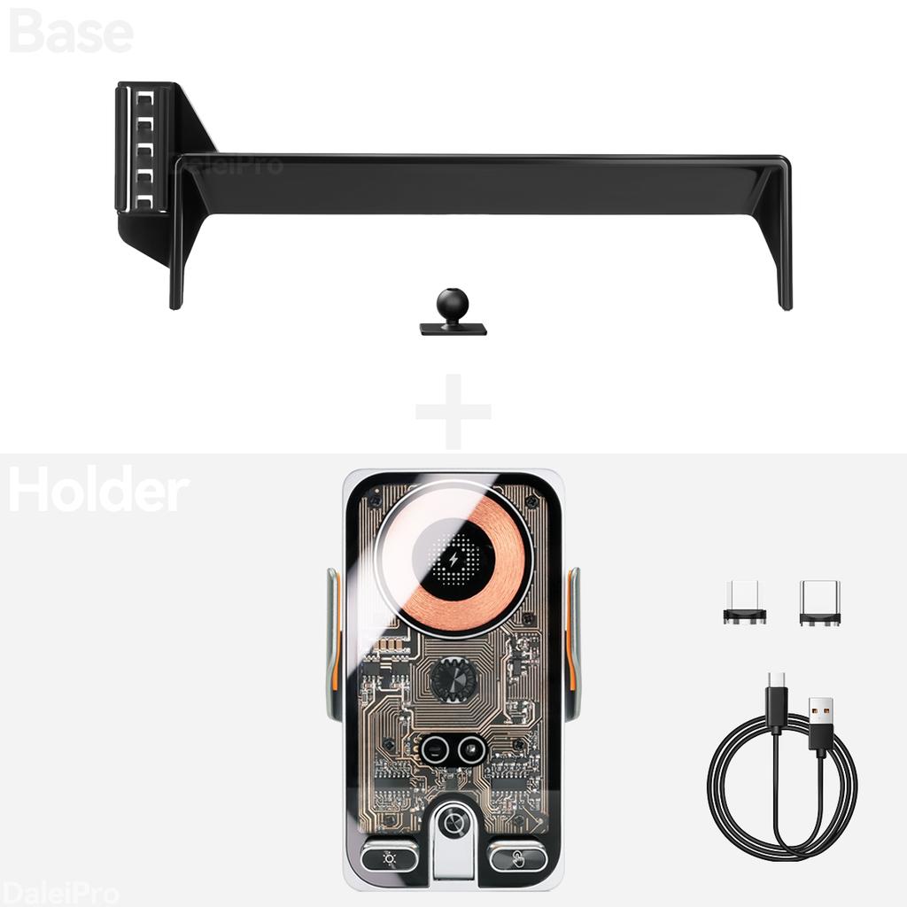 For MG 5 MG5 GT 2022 2023 2024 Car Phone Holder Screen Fixed Clip Wireless Charger Custom-fit Phone Screen Base Accessories