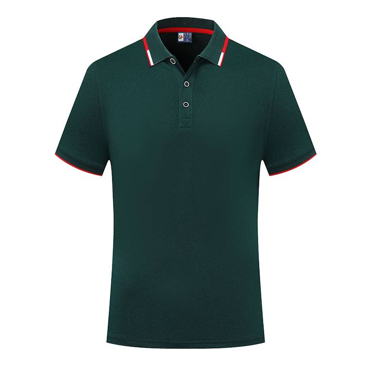 HBT 603 200G Silk Cotton Double Collar Lapel POLO Shirt