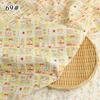 40 Count Cotton Bear Cartoon illustration Theme Print Class A Level Fabric Kid's Clothing DIY Sewing Needlework Material