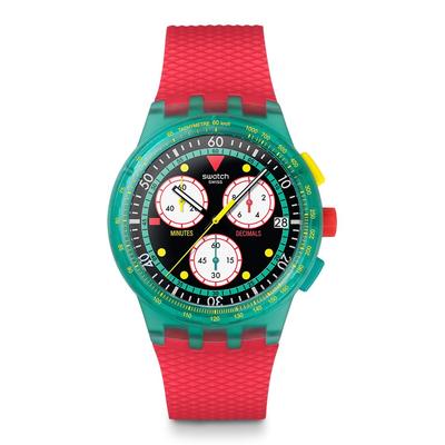 Swatch Neon Emerald Chrono Red Laikrodis, SUSG409,