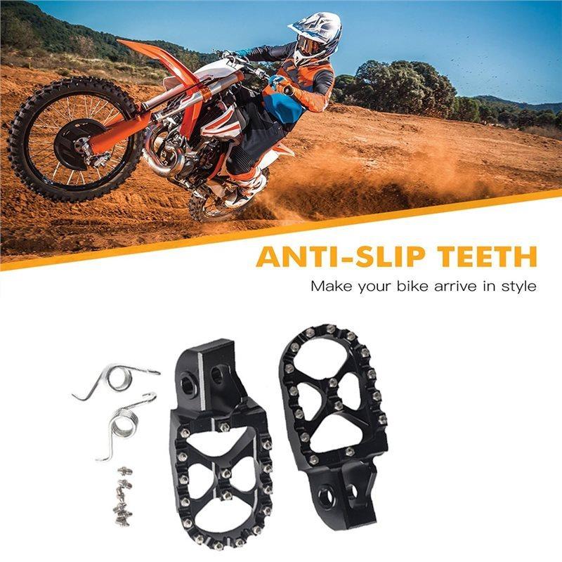 For EXC EXCF SX SXF XC XCF 125 150 250 300 350 450 500 2017-   CNC Foot Pegs Footpegs Pedals For Motorcycles