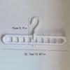 9-Hole Multifunctional Seamless Clothes Hanger: Dorm/Home Hanging Solution