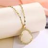 COLORFUL BLING Lucky Laughing Buddha Pendant Necklace Green Jade CZ Gemstone Amulet Jewelry for Women Men