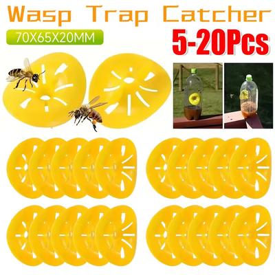 3-20PCS Wasp Trap Fruit Fly Trap Reusable Funnel Bee Hornet Catcher Pest Control Insect Traps Outdoor Garden Farming Supplies