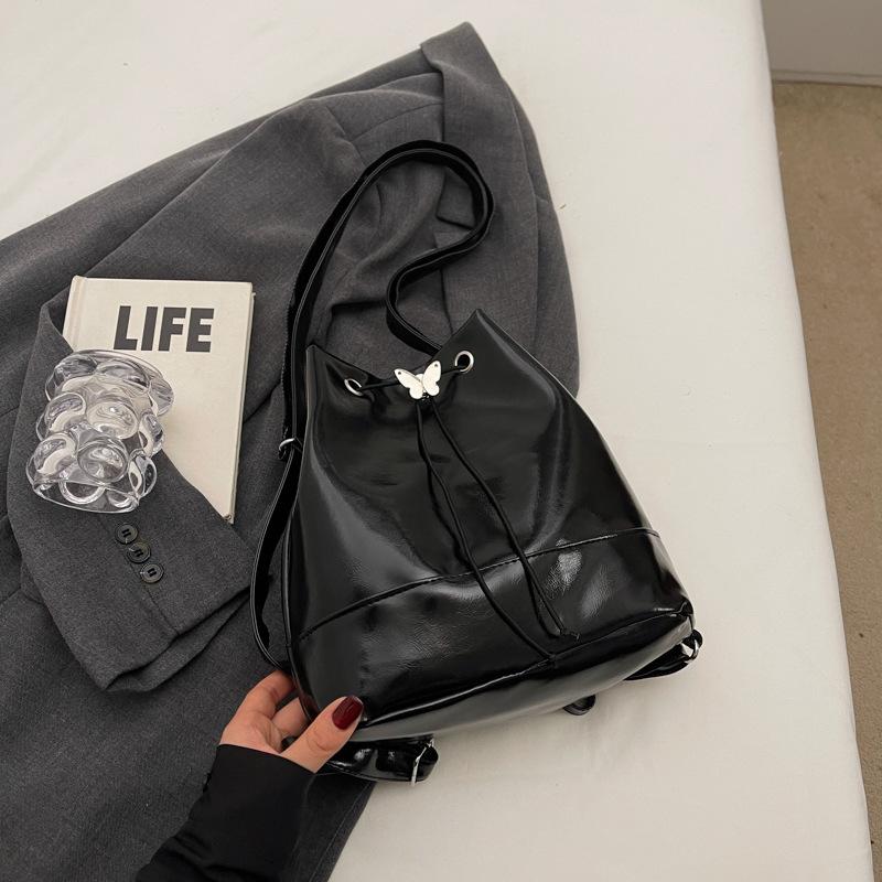 Bag Ladies 2025 New Backpack Fashion Bucket Bag One Shoulder Crossbody Personality Backpack