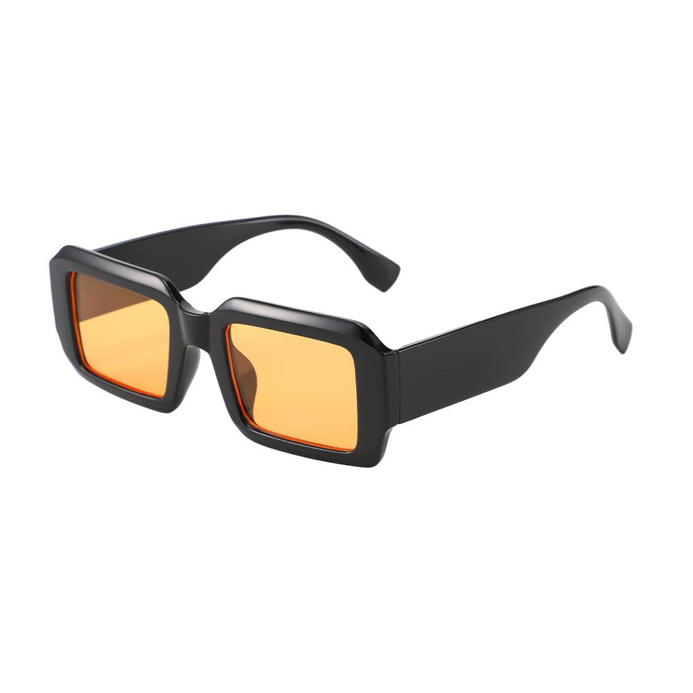 Personalized Box Wide Leg Sunglasses For Women's Design, High Grade Sunglasses, Retro Large Frame Simple Sunglasses HL8823