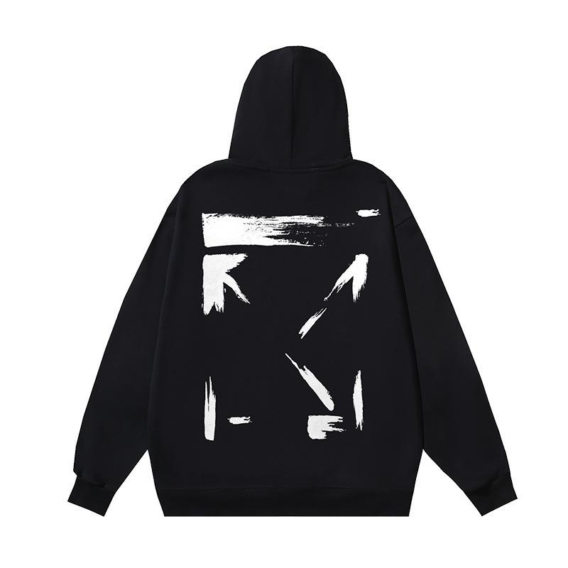 2025 Höst/Vinter Unisex Oregelbundet Bokstavs- och Pilmönster Rundhalsad Pullover Sweatshirt