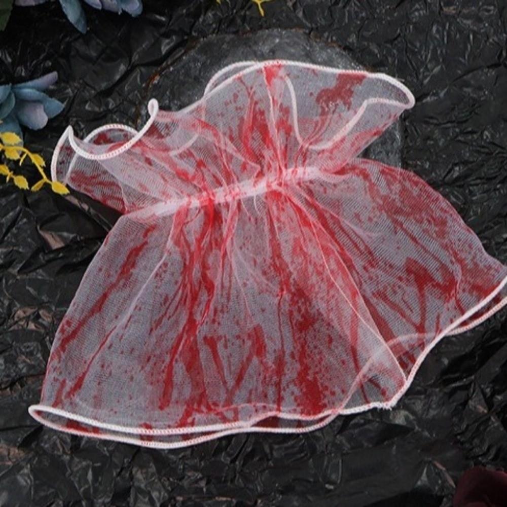 Rose Lace Hair Clip Bracelet Gothic Dark Ghost Bride Set Halloween Bridal Headwear  Party Supply