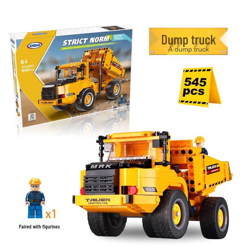 Xingbao Construction Series: Forklift, Bulldozer & Excavator Building Blocks for Kids