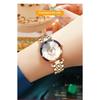 Luxury Elegant Women's Watch Rhinestone Ocean Heart Waterproof Rose Gold Stainless Steel Quartz Women's Fashion Birthday Gift