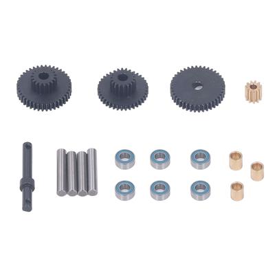 Heavy Duty Steel RC Car Transmission Gear Set with Shaft Motor Gear for Traxxas TRX4M 118 RC Car
