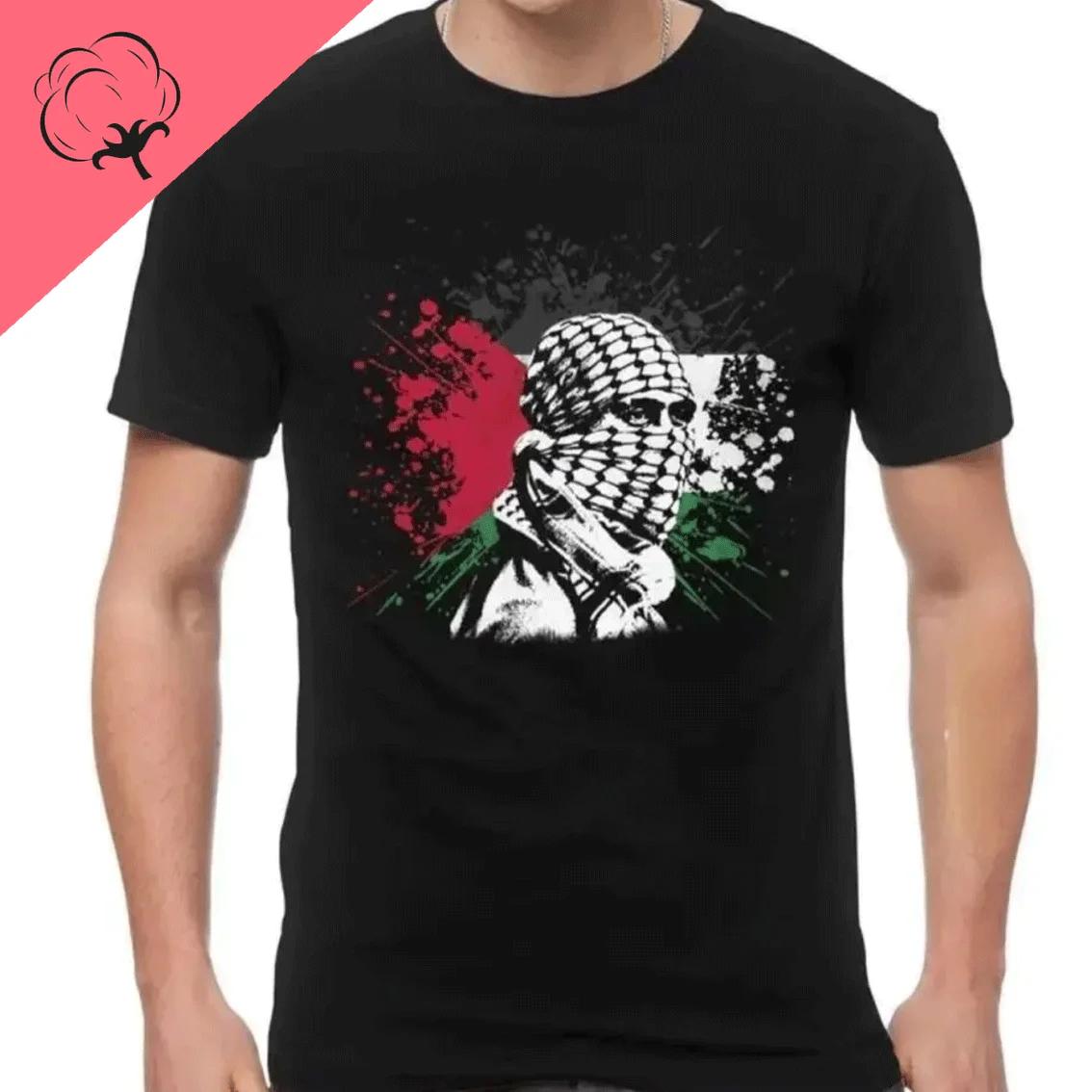 

Unisexs Palestine T Shirts Love and Peace Summer Short Sleeved Tee Cool Tshirt Palestinian DNA Tops Unisex Clothing 100 Cotton tees 4XL