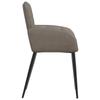 Dining Chairs 2 Pcs Faux Leather Grey 57 X 50 X 85 Cm