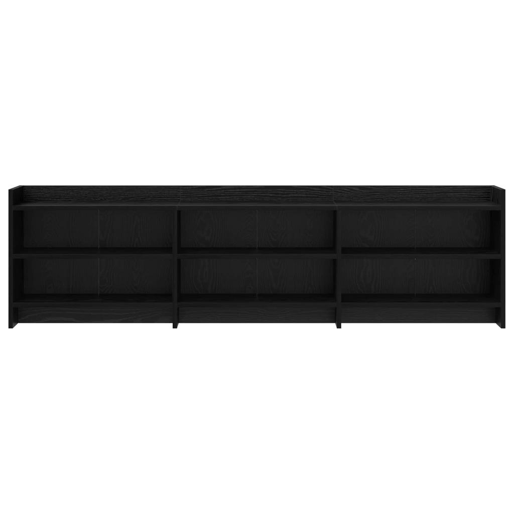TV Cabinet 168 X 33 X 47 Cm Black Oak Particleboard