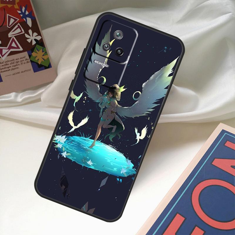 Genshin Impact Venti Case For Xiaomi 13 14 Ultra 11T 12T 13T Pro 12 Lite POCO X6 M6 Pro X3 X4 X5 M5s F3 F5 Cover