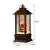 Lighted Christmas Snow Globe Lantern Birthday Gift Desktop Figurine Table Centerpiece for Holiday Xmas Desk Living Room Office