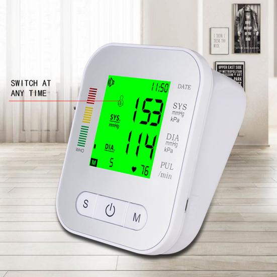 Automatic Blood Pressure Monitor Arm Type Accurate Measurement ABS Upper Arm Blood Pressure