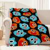 cartoon funny art Flannel warm soft plush blanket sofa living room hogar of G-gumball bedroom W-world travel gift home A-Amazing
