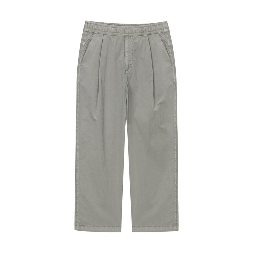 Nau Garment-Dyed Bamboo Length Pants Warm Gray