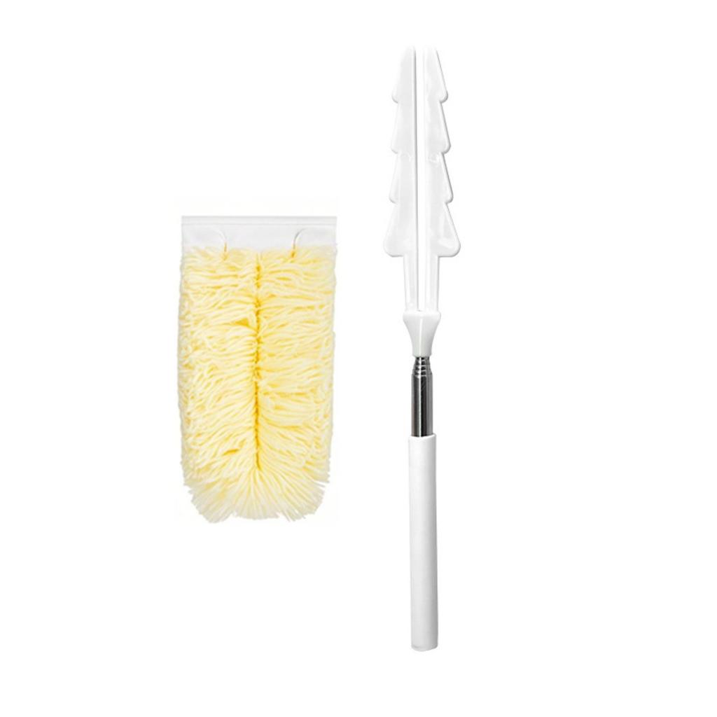 Electrostatic Duster, Disposable Double-sided Non-woven Cleaning Brush, Extendable Feather Duster