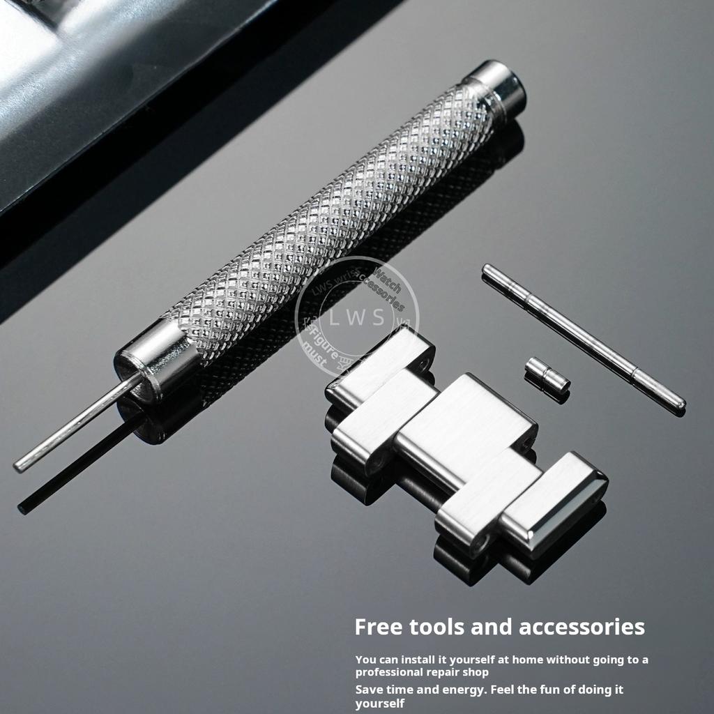 Stainless Steel Lengthened For MAURICE LACROIX AIKON AI6008 AI6038 Original Watch Strap Spliced Band Extended Parts Accessories