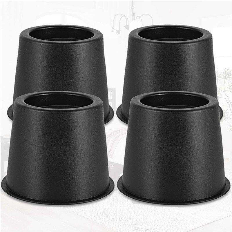 ABBP-8 PCS Furniture Risers 4 Inch, Bed Risers Heavy Duty For Table Desk Couch Chair Sofa Cabinet Bed Frame Dorm