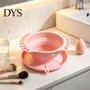 Silicone Painting Brush Rinser Paint Cleaner Cup, with Texture, Foldable Compact Art Washer for Cleaner, Watercolor And Makeup