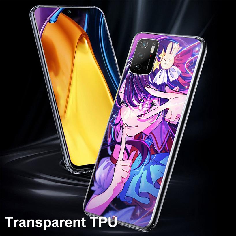Japan Anime Oshi No Ko Phone Case For Xiaomi Poco X7 X6 X5 Pro F7 Ultra Redmi 15C 15 13 13C 12 12C 10 10A 10C 9 9A 9C 9T Shell P