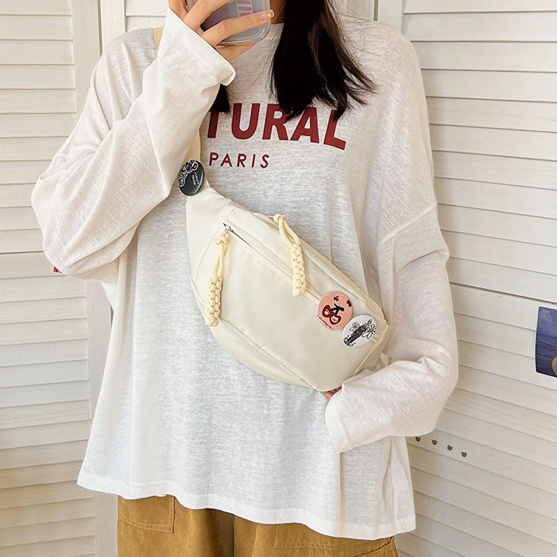 Tooling Women's Breast Bag Trend Simple Shoulder Messenger Bag Leisure Sports Versatile Dumpling Bag Portable