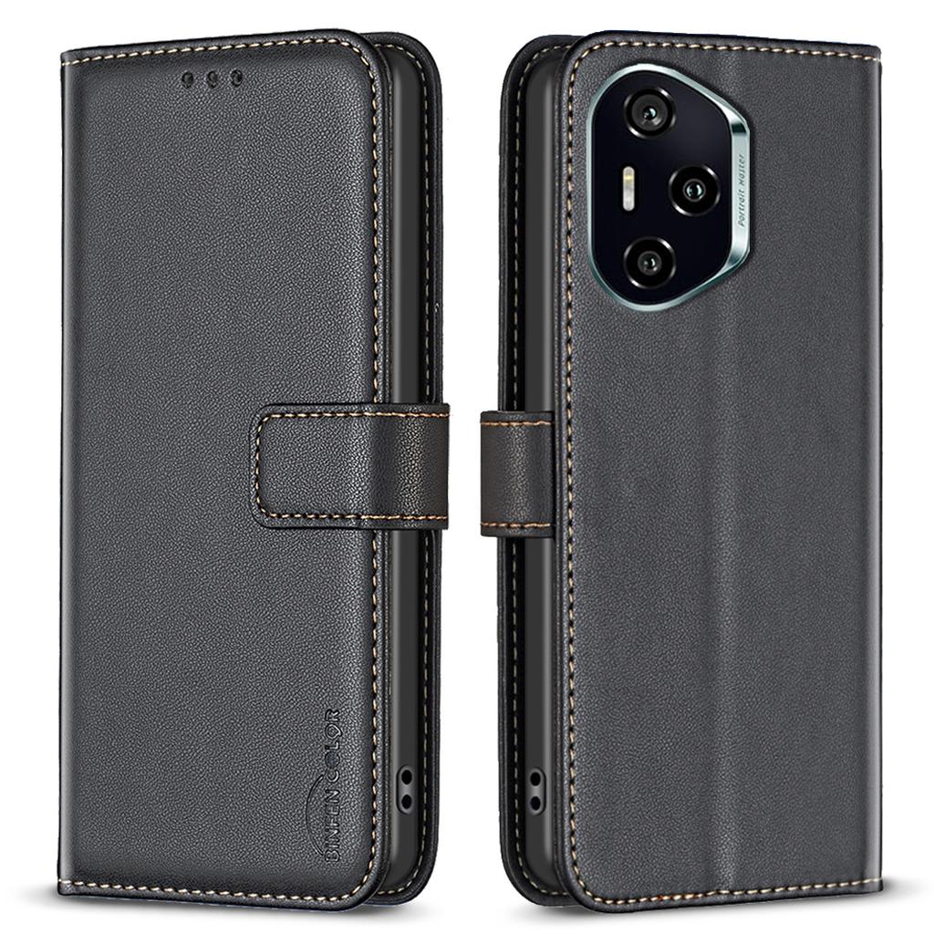 BINFEN COLOR BF17 Für Honor 300 Pro/300 Ultra Hülle Brieftasche Folio Flip Lederhülle