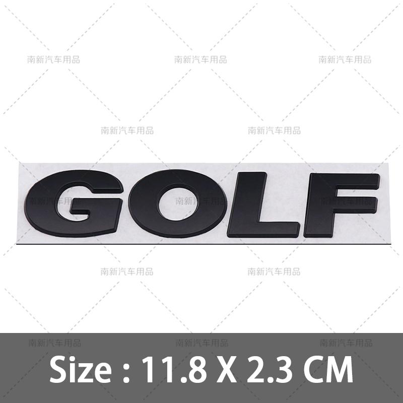 1 st 3D Metall Golf Baklucka Emblem Dekal Bilklistermärken För Golf Märke MK4 MK5 MK6 MK7 MK8 Golf 5 6 7 8 Dekorativ Klistermärke