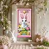 Festive   Easter Decoration   Garden   Colorful   Decorative   Wall Backdrop   Celebration   Bunny Banner   for Outdoor Use
