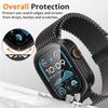 Custodia in Metallo Impermeabile Lega di Alluminio Custodia Protettiva Completa per Apple Watch Ultra 3 49mm 11 10 46 42mm Per Iwatch 987654SE 44 45MM