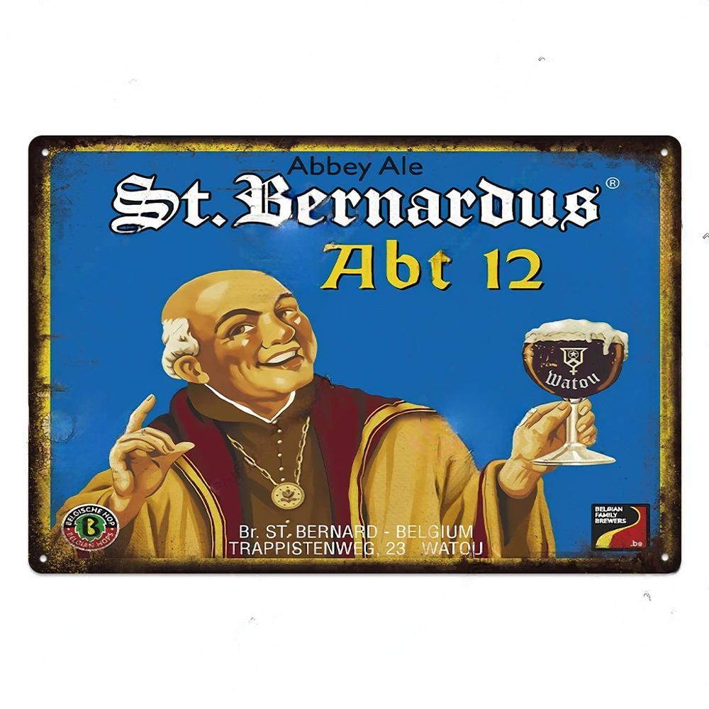 FJ Vintage Kovové Plechové Značky Dekor Pivo Plaketa Retro Plakáty Nástěnná Dekorace Talíř pro Bar Pub Restauraci