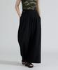AVIREX DESIGN BELT TUCK DETAIL PANTS, Long Bottoms, Easy Waist, Casual, Loose Fit, Women's, One Size, 010 black, 783-6110601