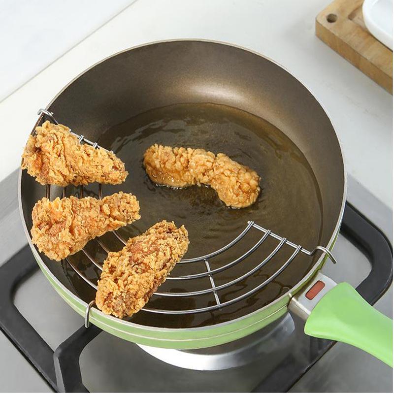 Buy Stainless Steel Shelves Food Cooling Rack Strainer Wok Frying